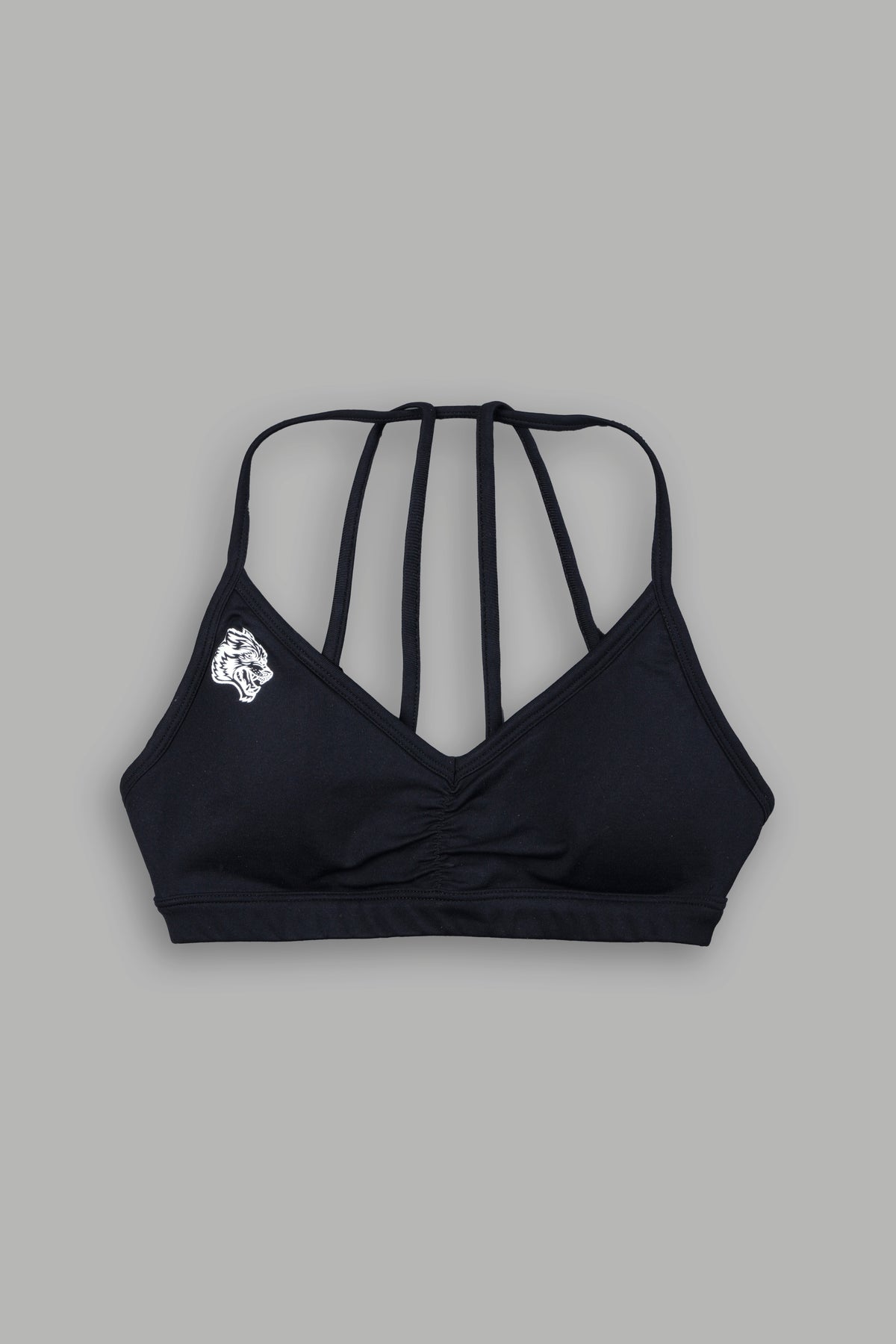 Wolf Head Evey Seamless Bra In Black