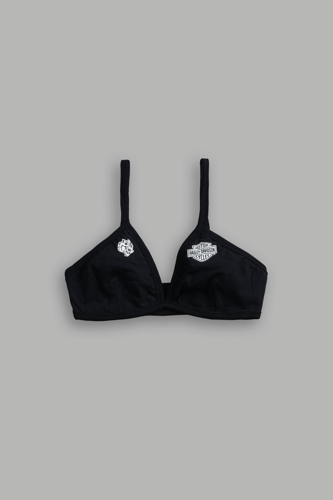 Harley-Davidson Wolves Eva Triangle Bralette in Black