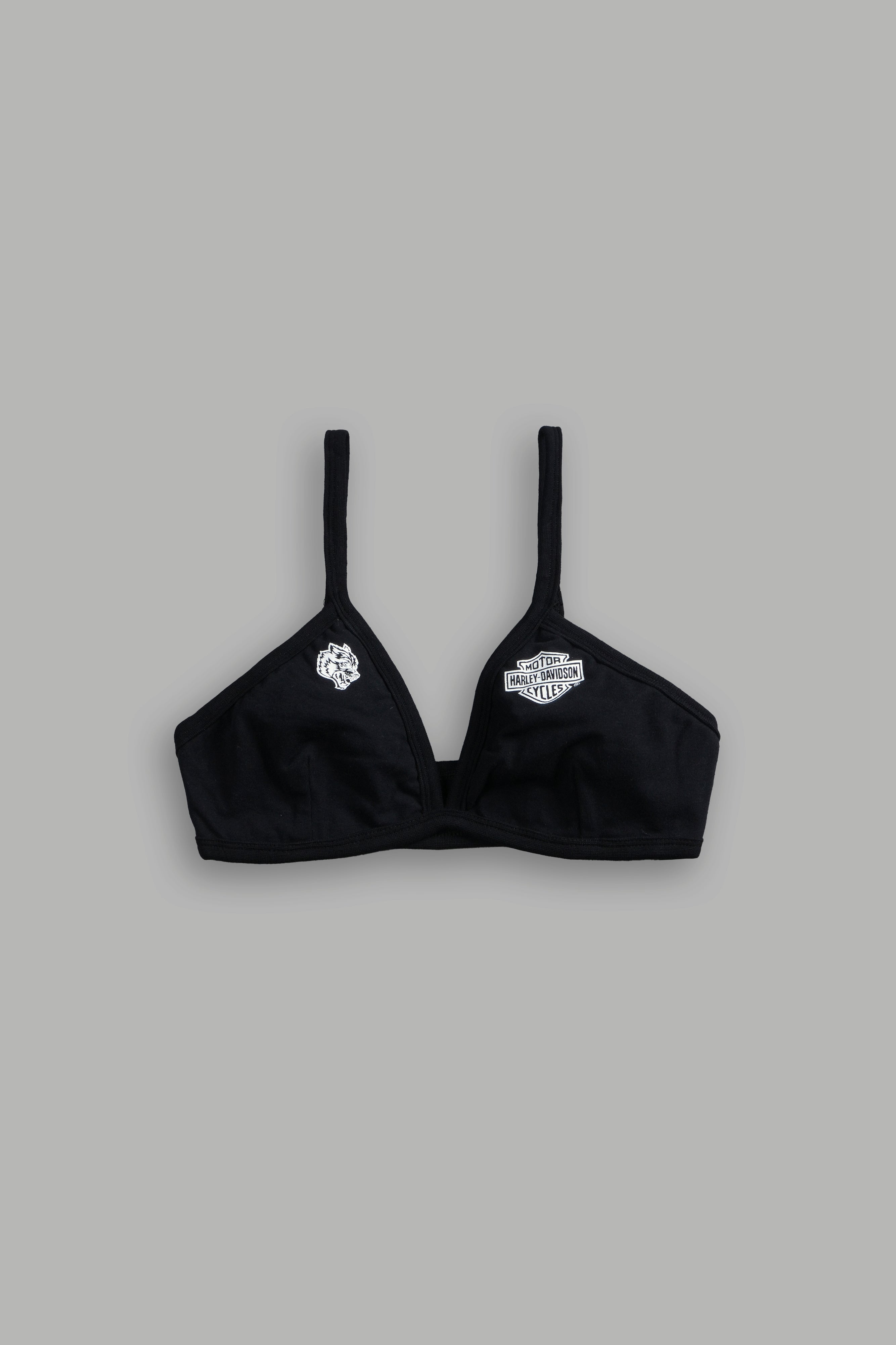Harley-Davidson Wolves Eva Triangle Bralette in Black