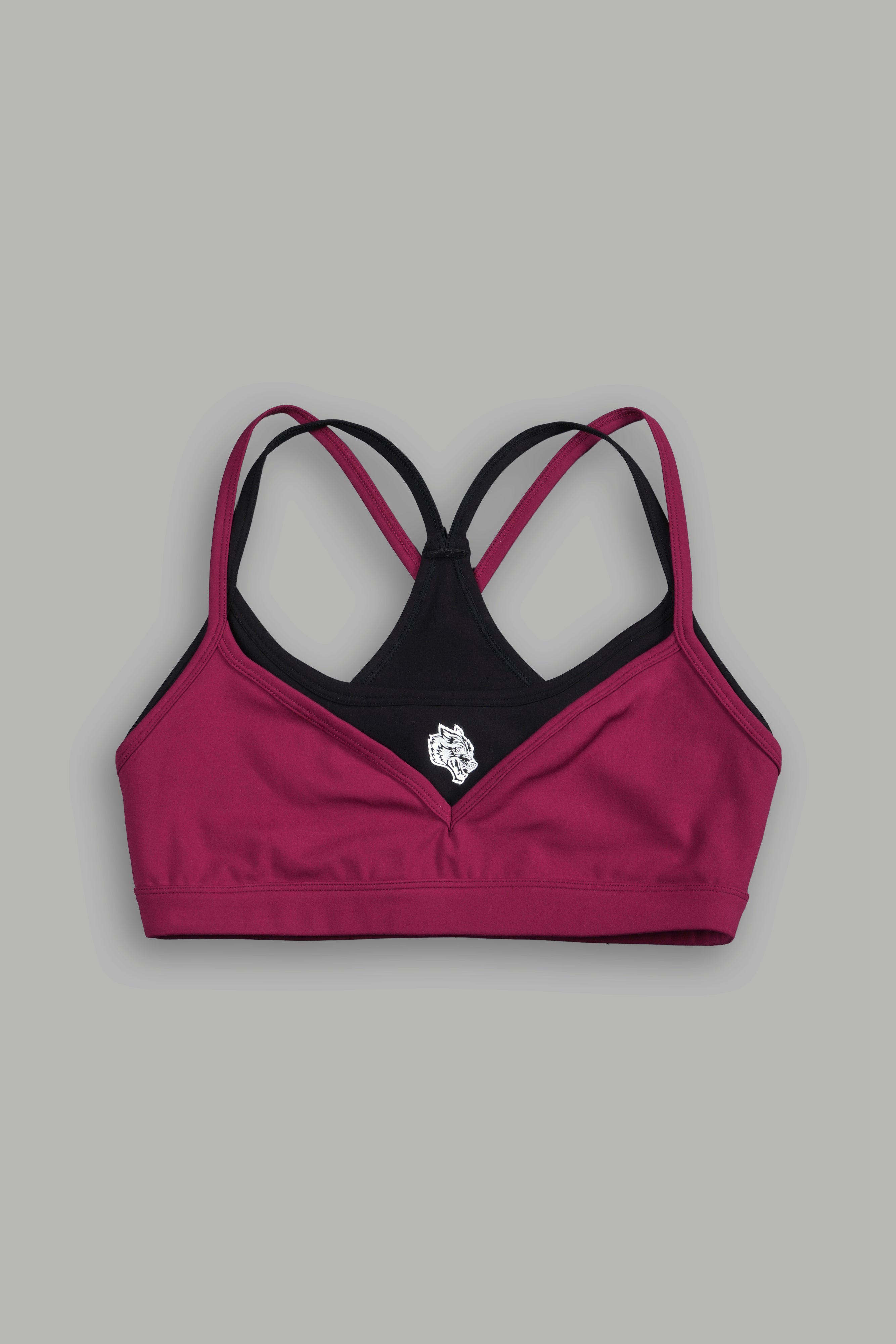 Wolf Chopper "Juliette" Energy Double Bra in Deep Raspberry