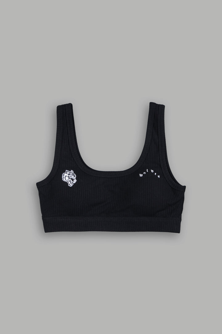 Wolf Pyramid Wellness Bra In Black