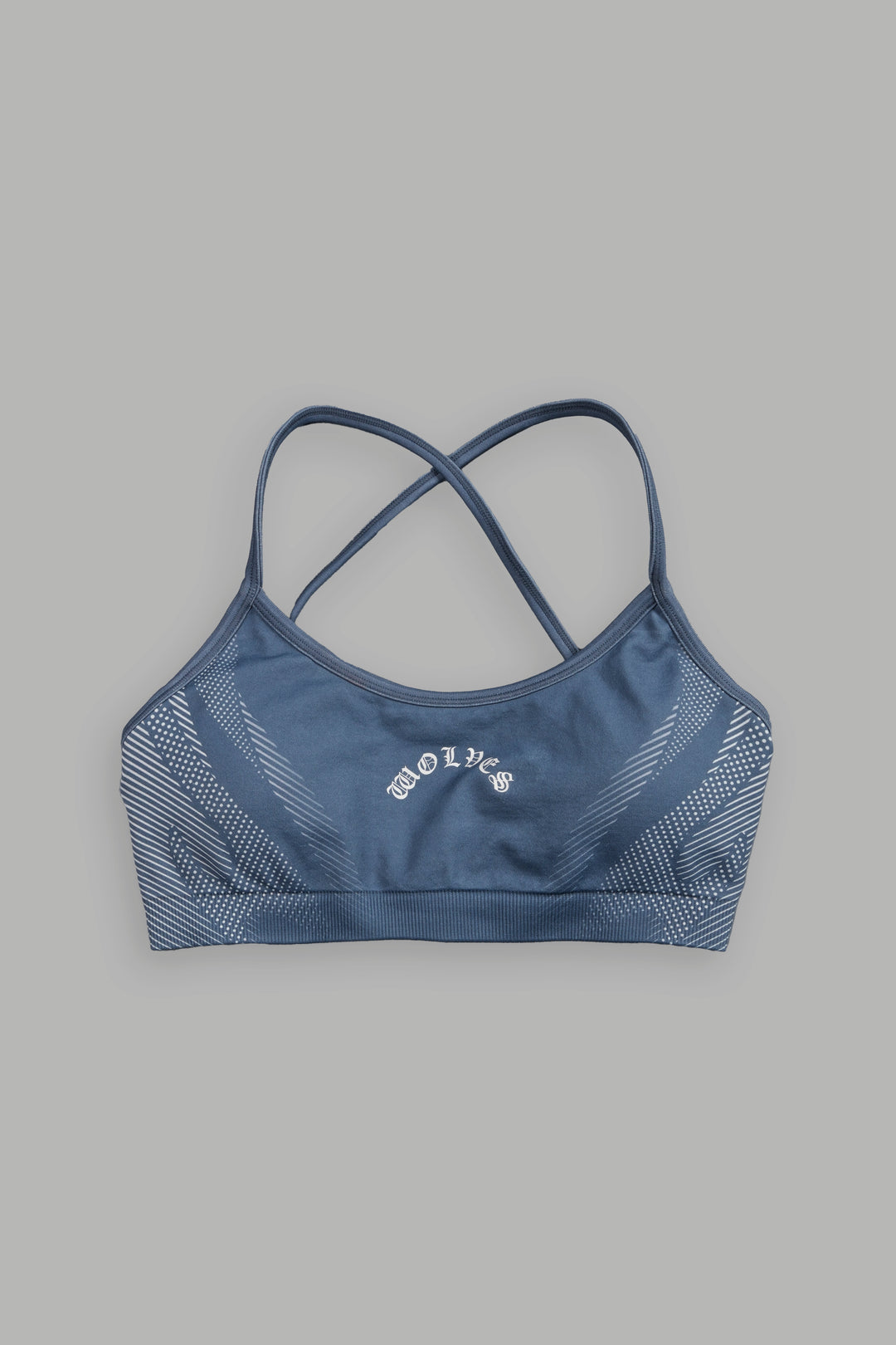 Moto Halftone Layla Soft Seamless Bra in Charcoal Blue