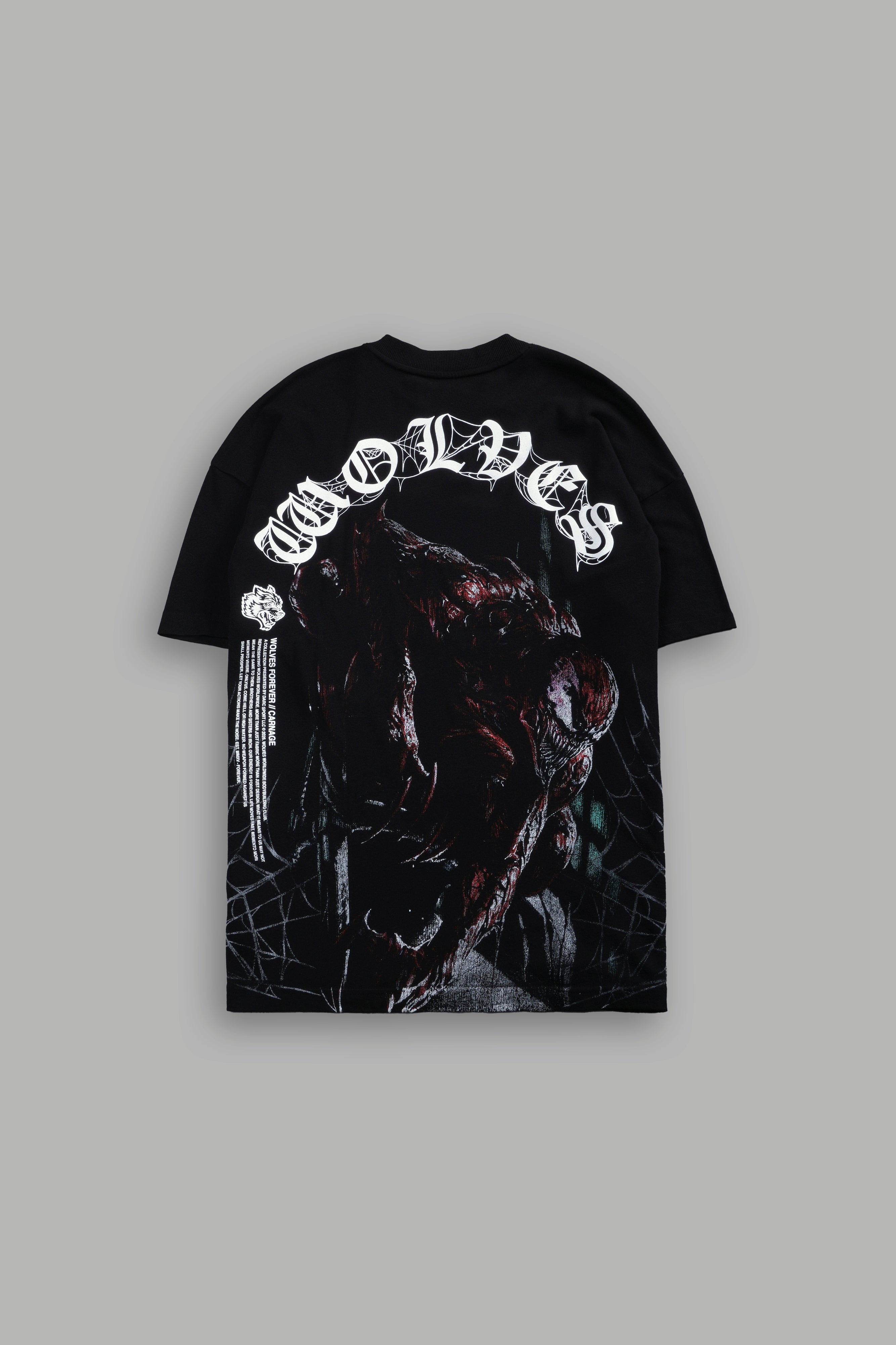 Carnage Forever Premium Oversized Tee in Black