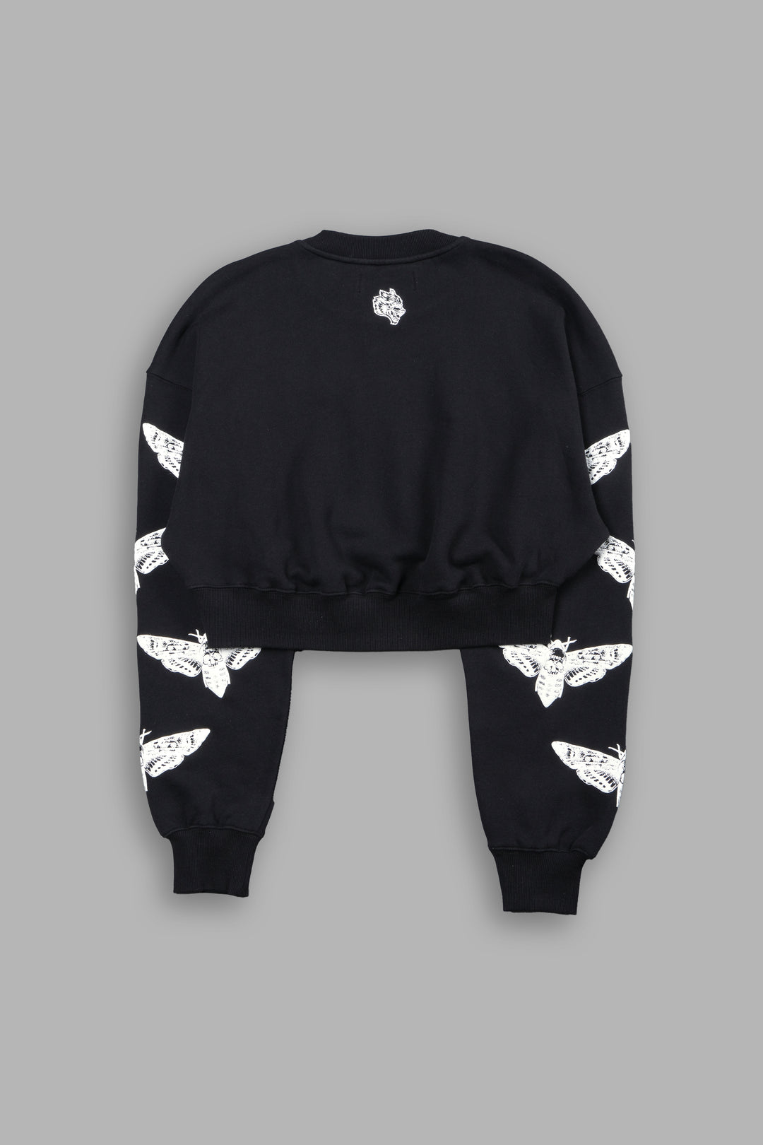 Reborn Ava Crewneck in Black