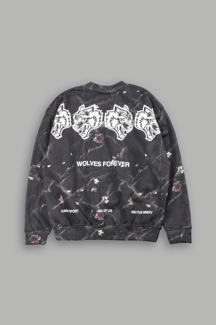 Wolves Have Your Back London Crewneck In All Of Us Camo