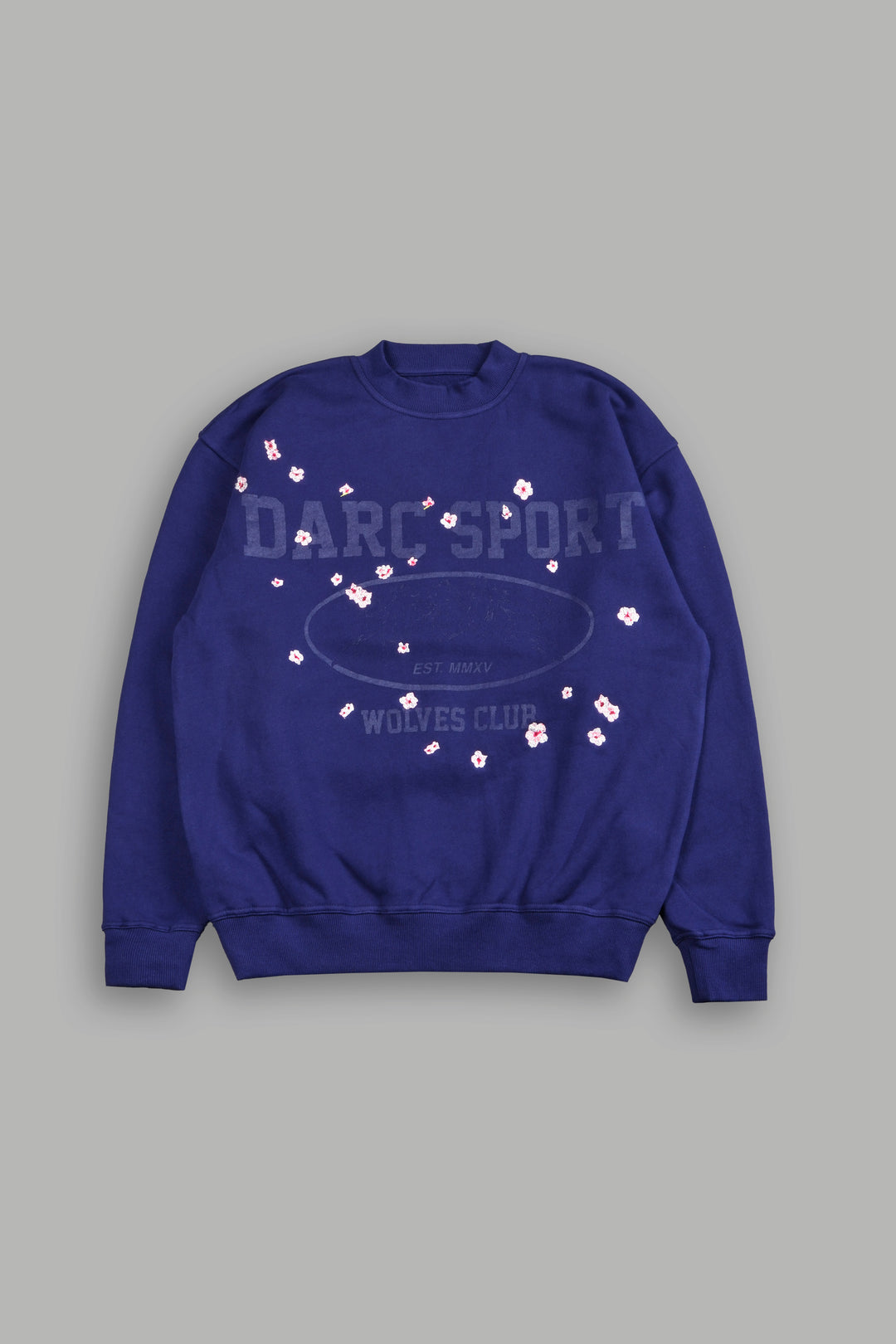 Sakura Core London Crewneck in Royal Navy