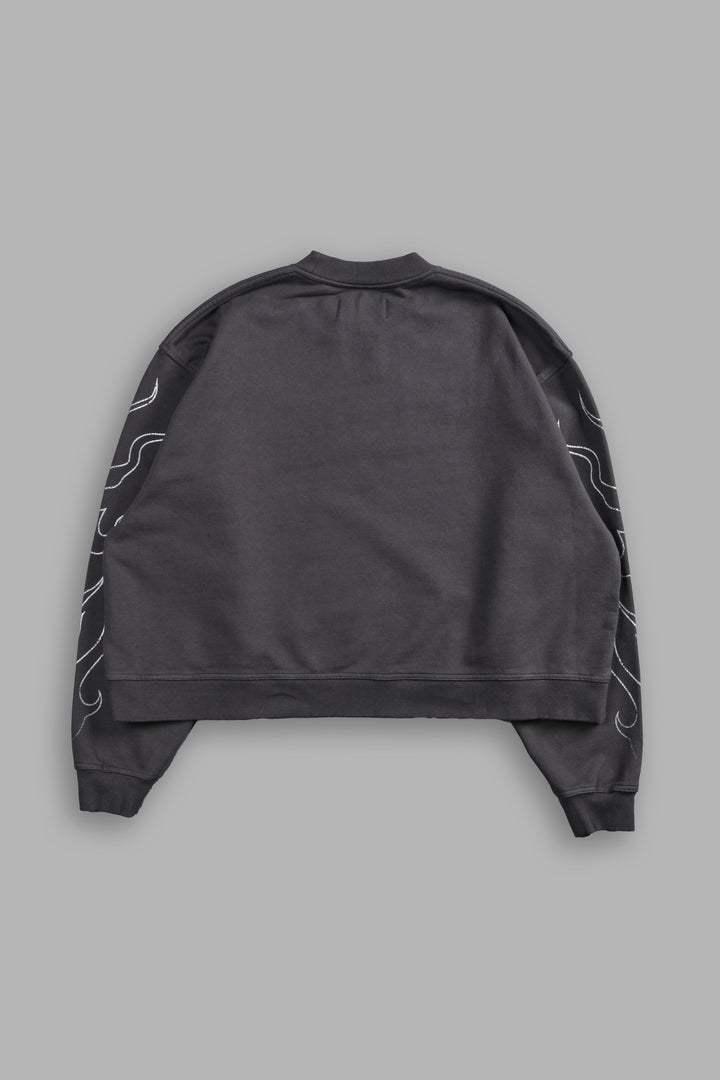 Eternal Grunge Crewneck in Wolf Gray