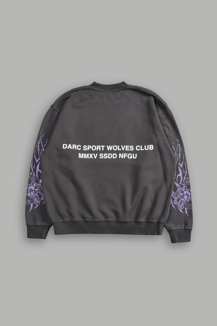 Finite Flame London Crewneck in Wolf Gray
