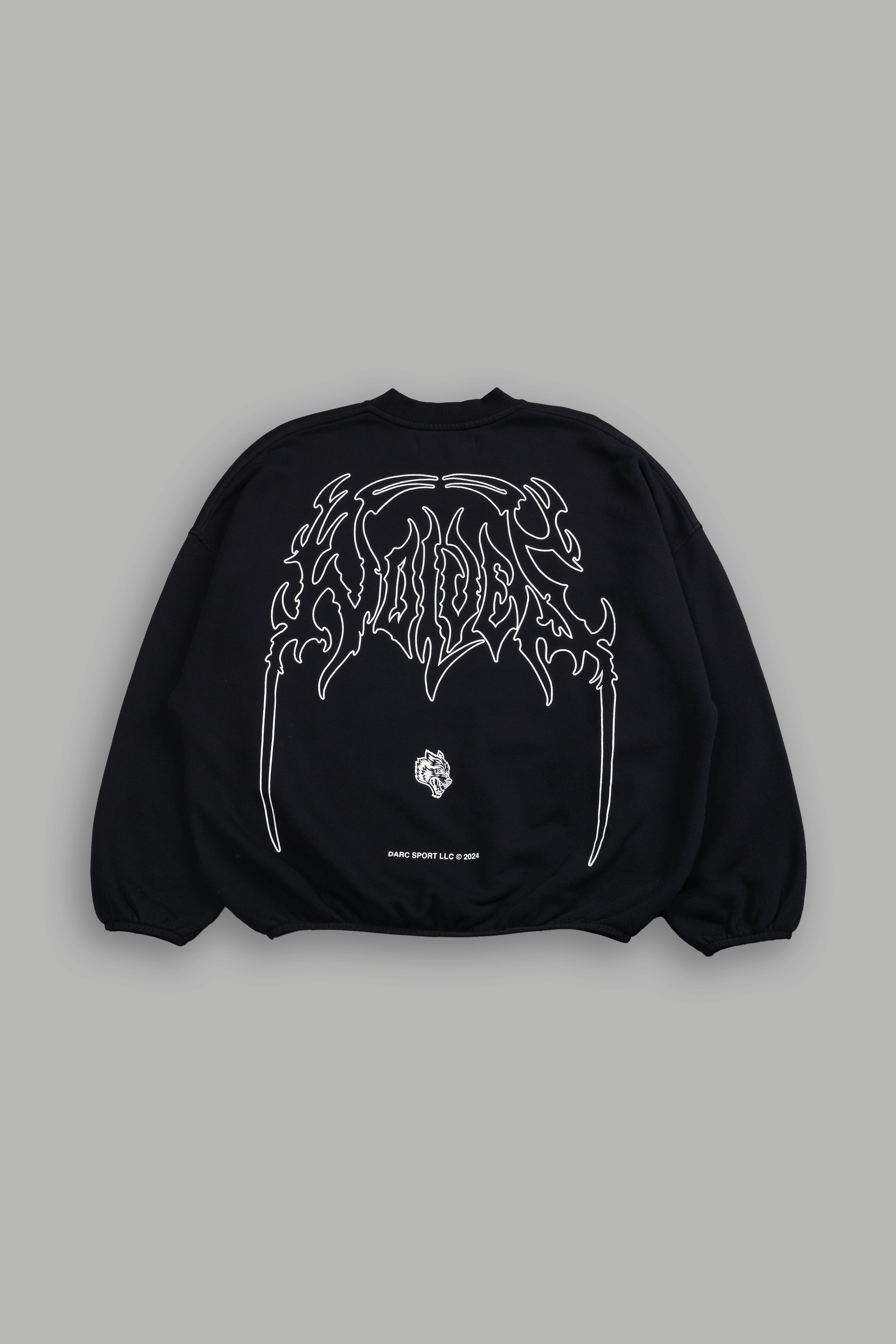 Wolves Hesh She S. Hall Crewneck in Black