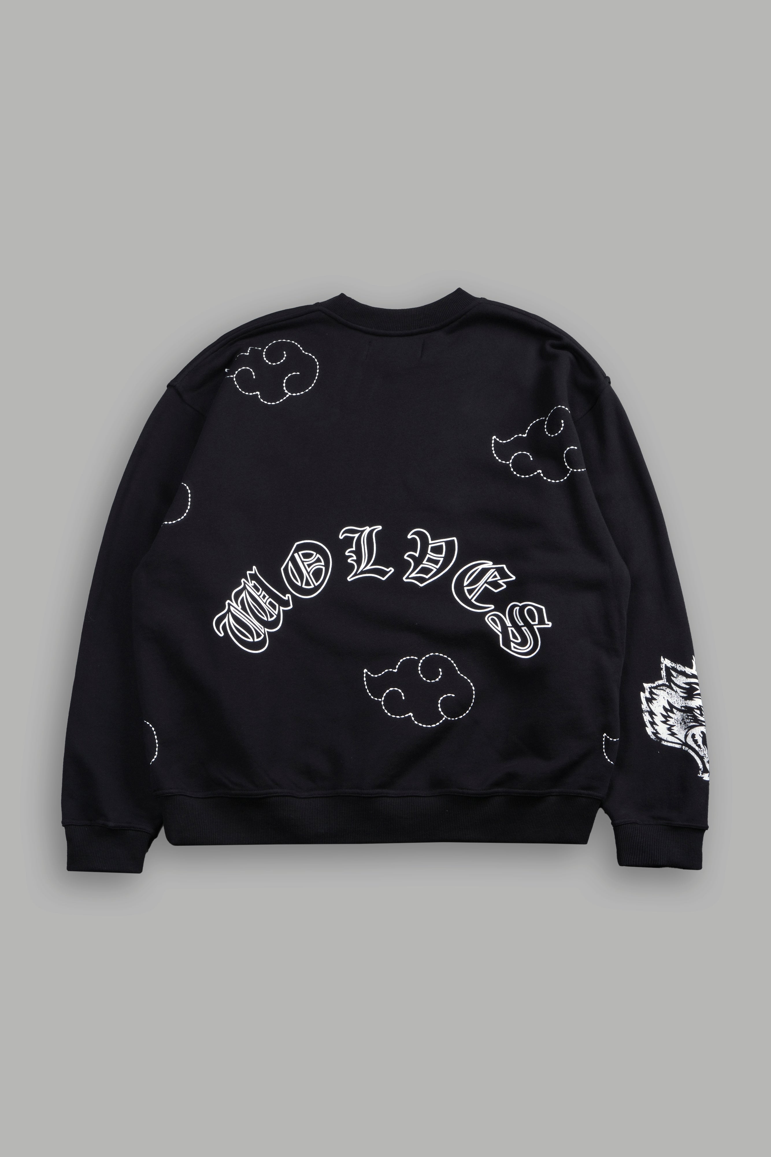 Darc Clouds London Crewneck in Black
