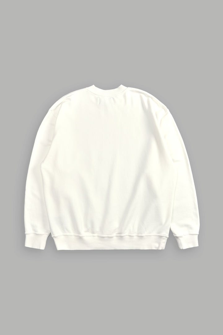 Loyalty London Unisex Crewneck in Cream/Maroon