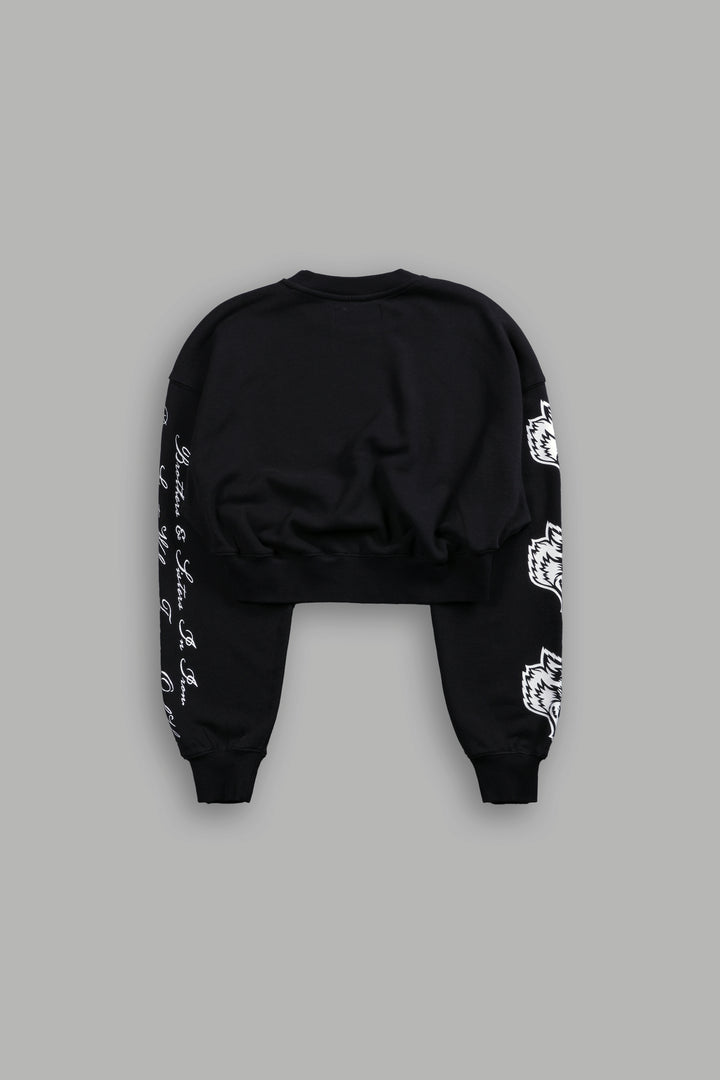 Iron Side Ava Crewneck in Black