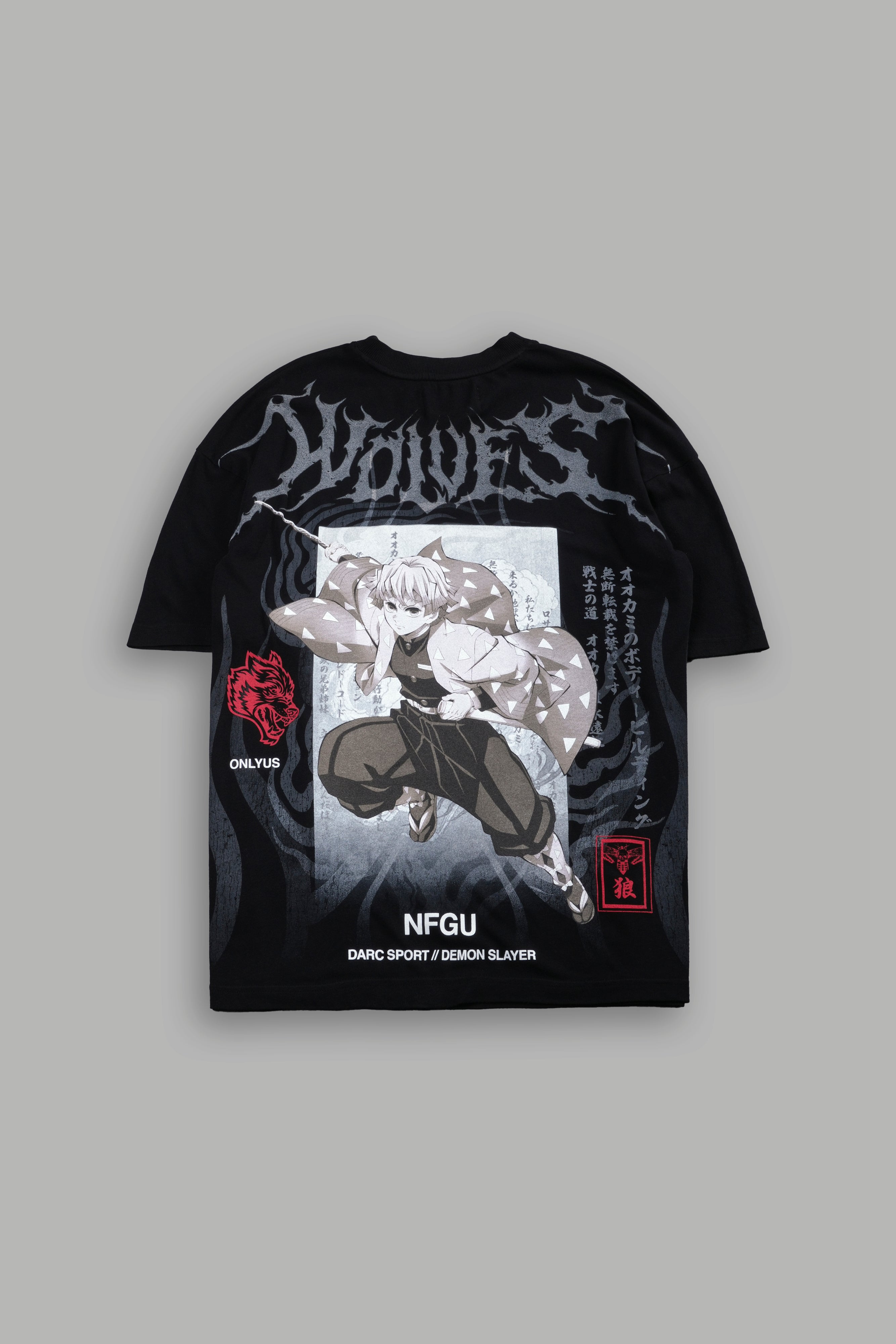 Zenitsu NFGU Premium Oversized Tee in Black