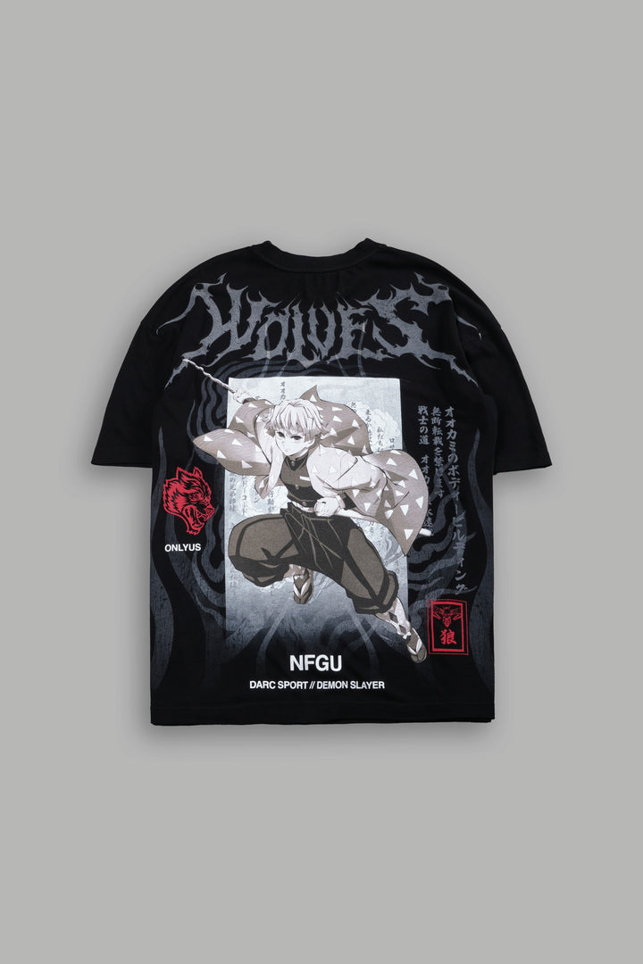 Zenitsu NFGU Premium Oversized Tee in Black