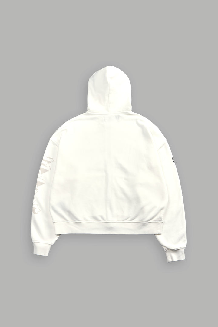 Hanma Legacy Darco Double Zip Hoodie in Cream