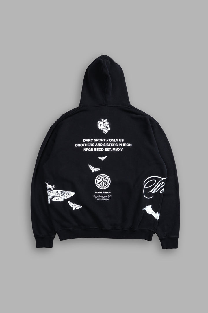 (1 Of 500) The Batman "Pierce" Hoodie in Black