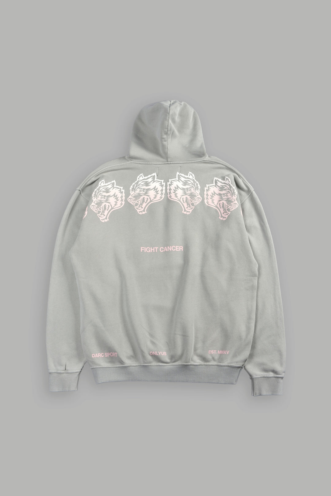 Gradient Wolves Have Your Back Bishop Hoodie In Owen Green