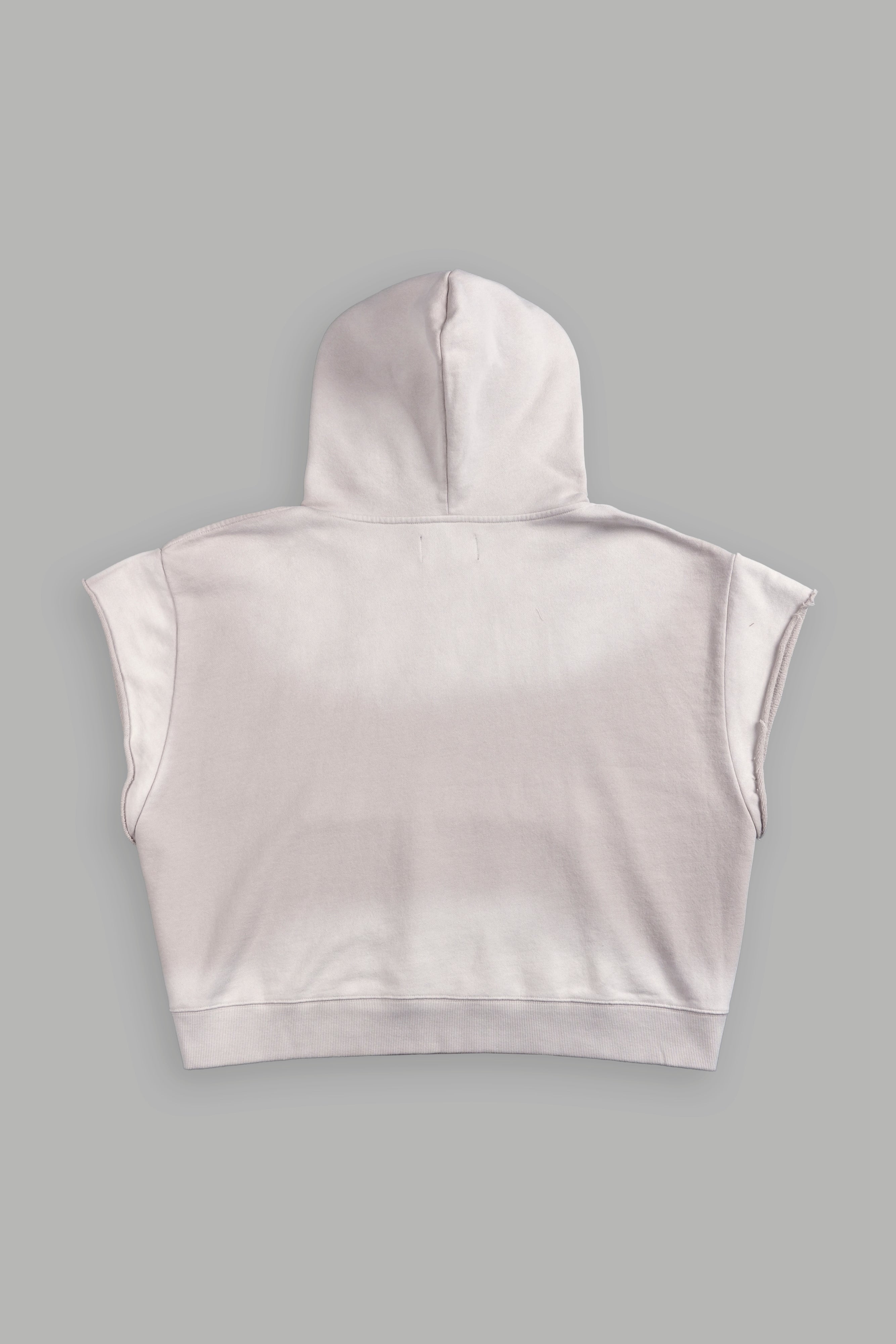 Iron Pack Grunge Gage Cap Sleeve Hoodie in Clay