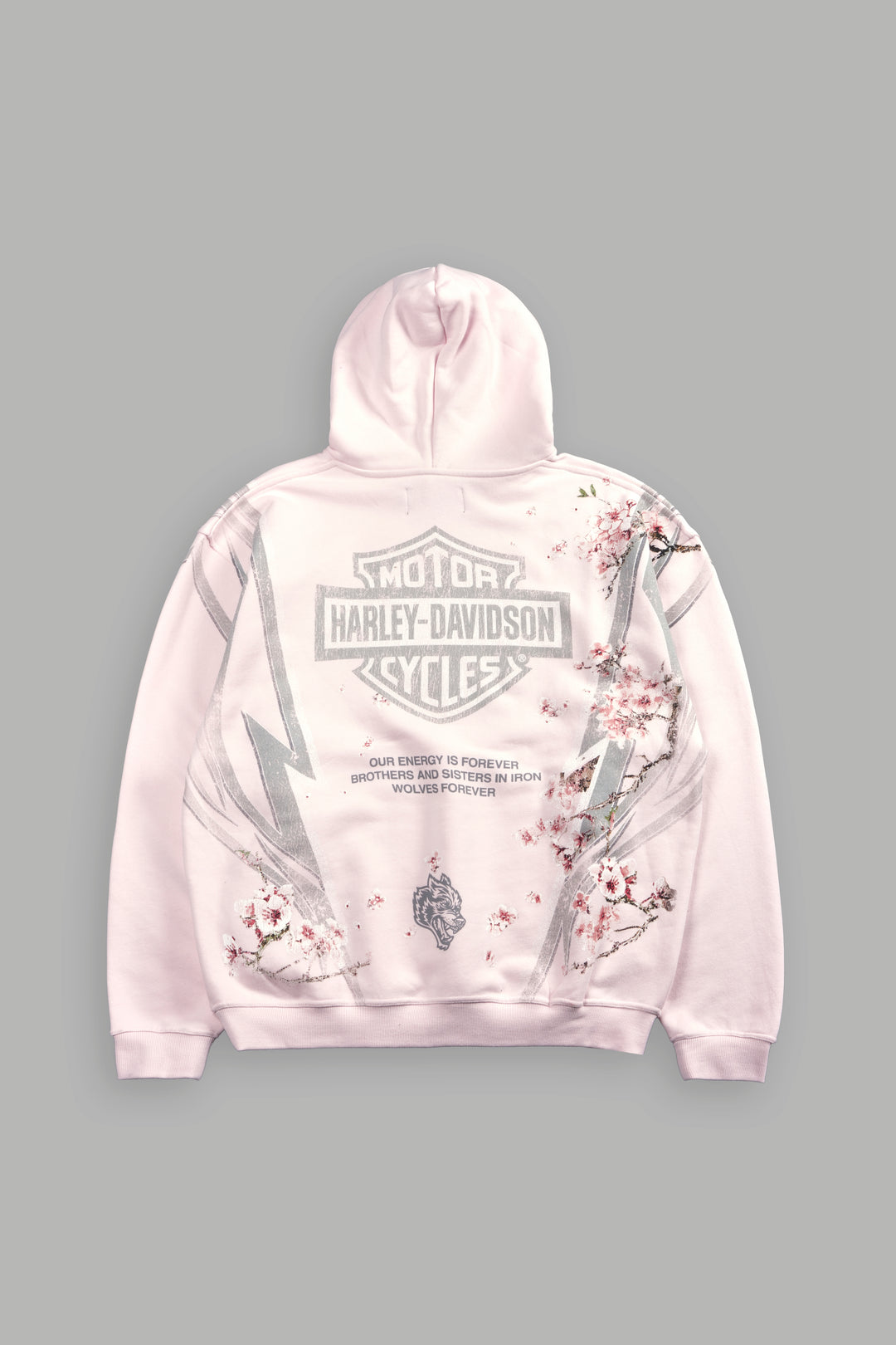 Iron Sakura Pierce Hoodie in Blush Pink