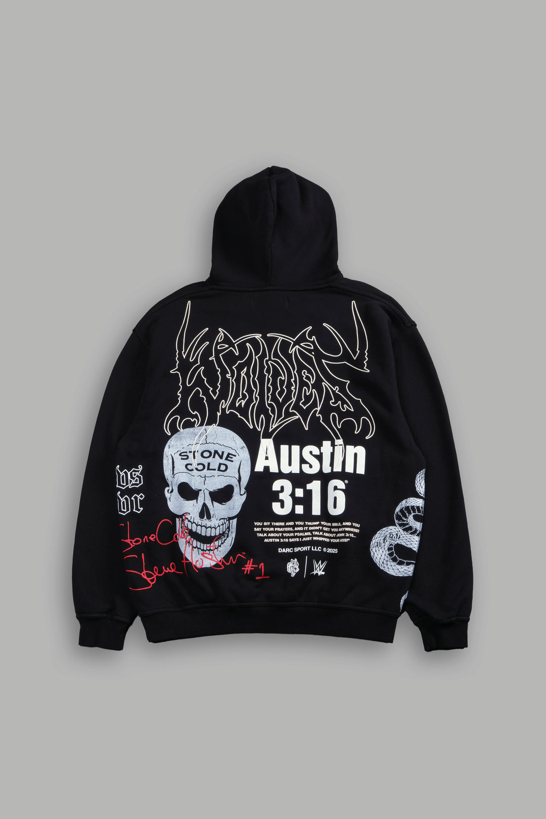 Austin 3:16 "Pierce" Hoodie in Black