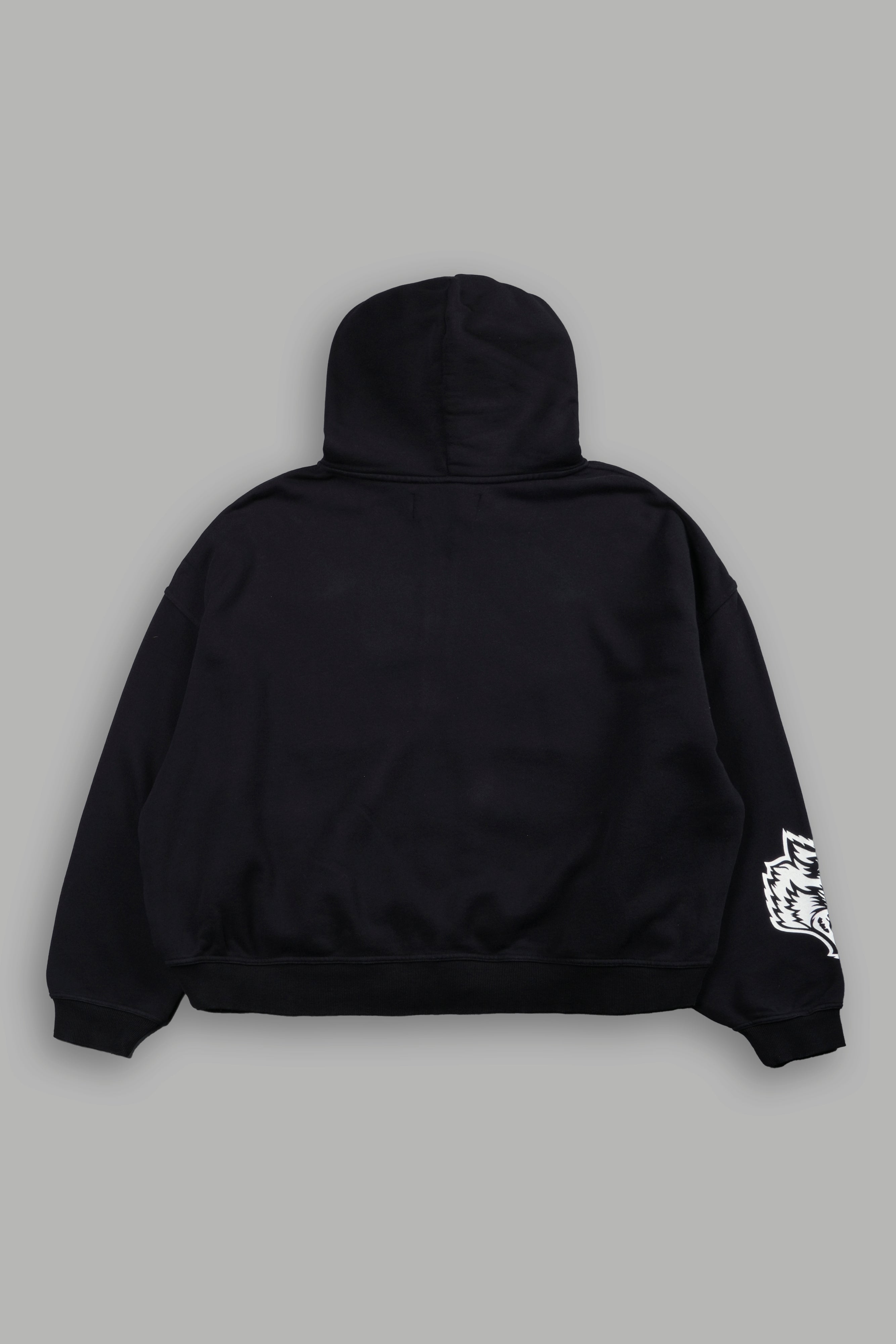 Doomed Love Vex Double Zip Hoodie in Black