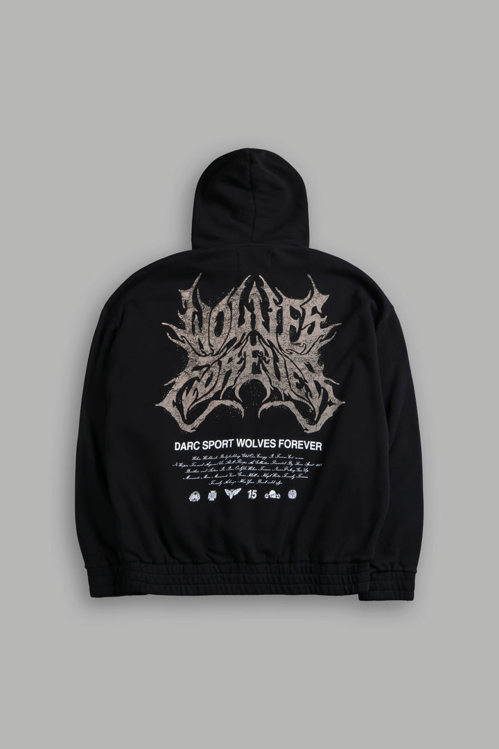 Sheer Loyalty "Chambers" Zip Hoodie in Black