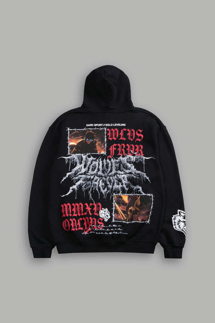 Demon Knight "Pierce" Hoodie in Black