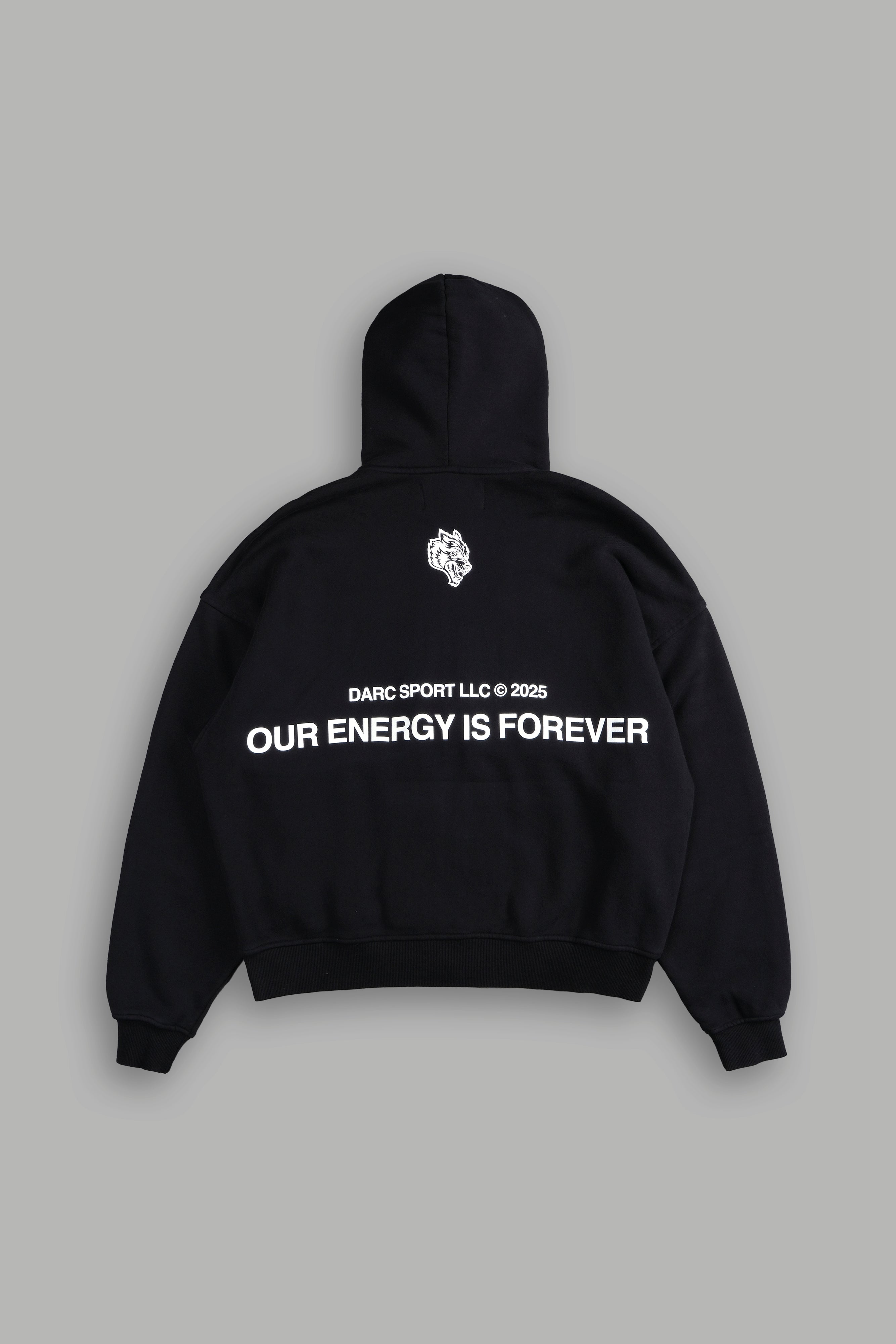 Crossed Paths Darco Double Zip Hoodie in Black