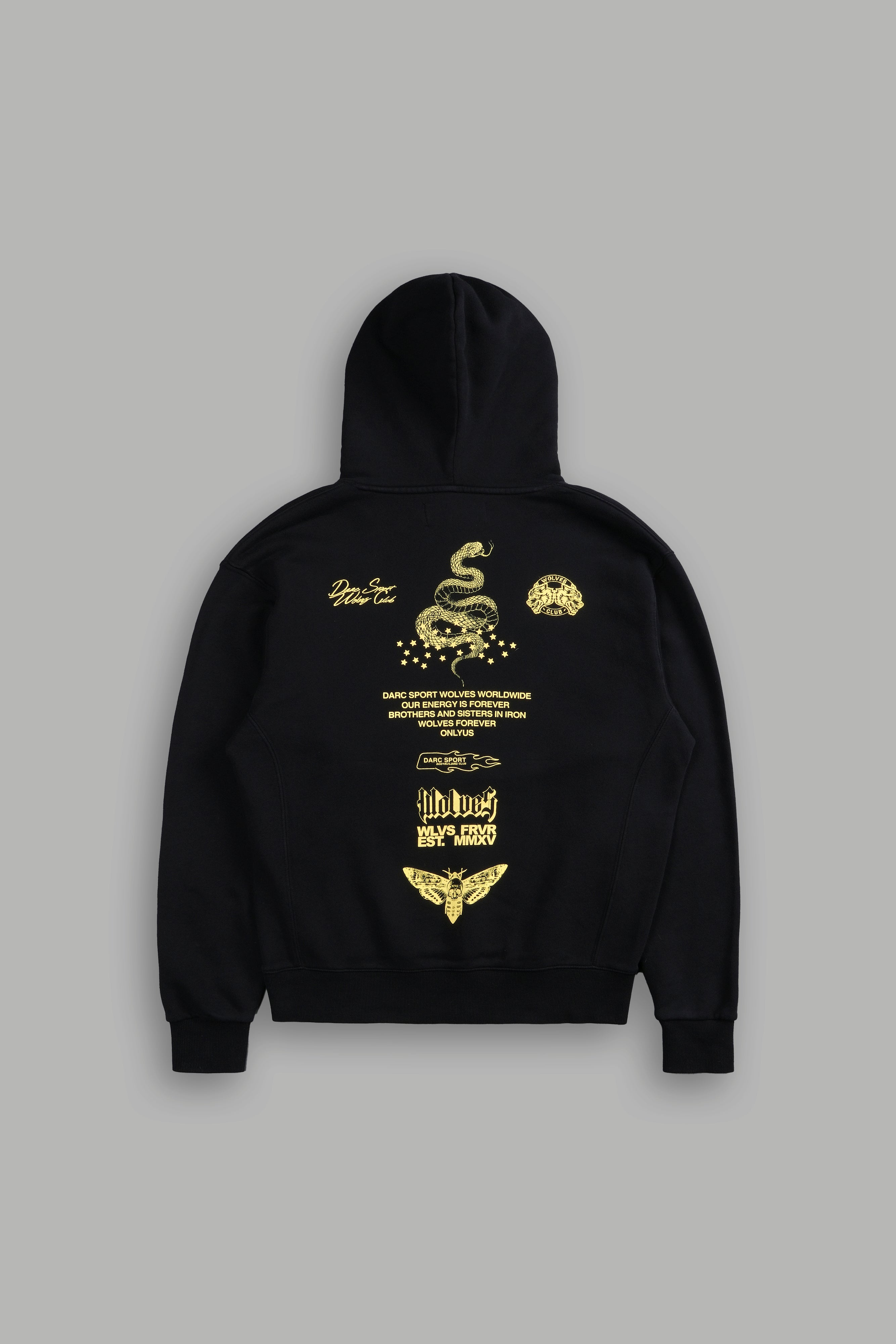 Never Back Down "Dakota" Hoodie in Black