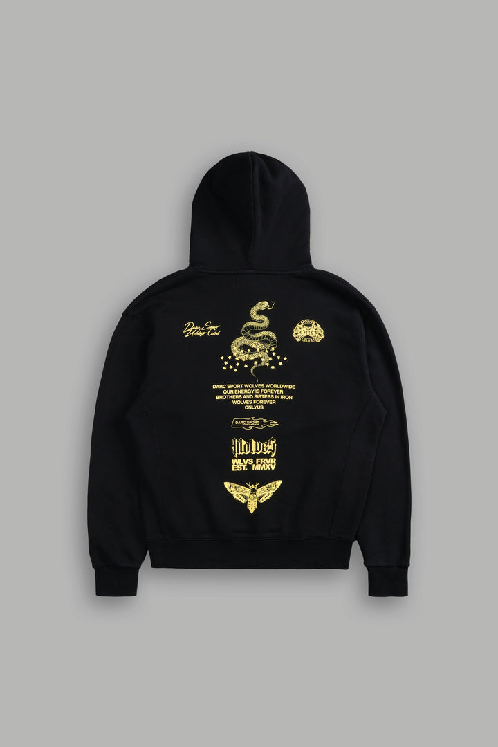 Never Back Down "Dakota" Hoodie in Black