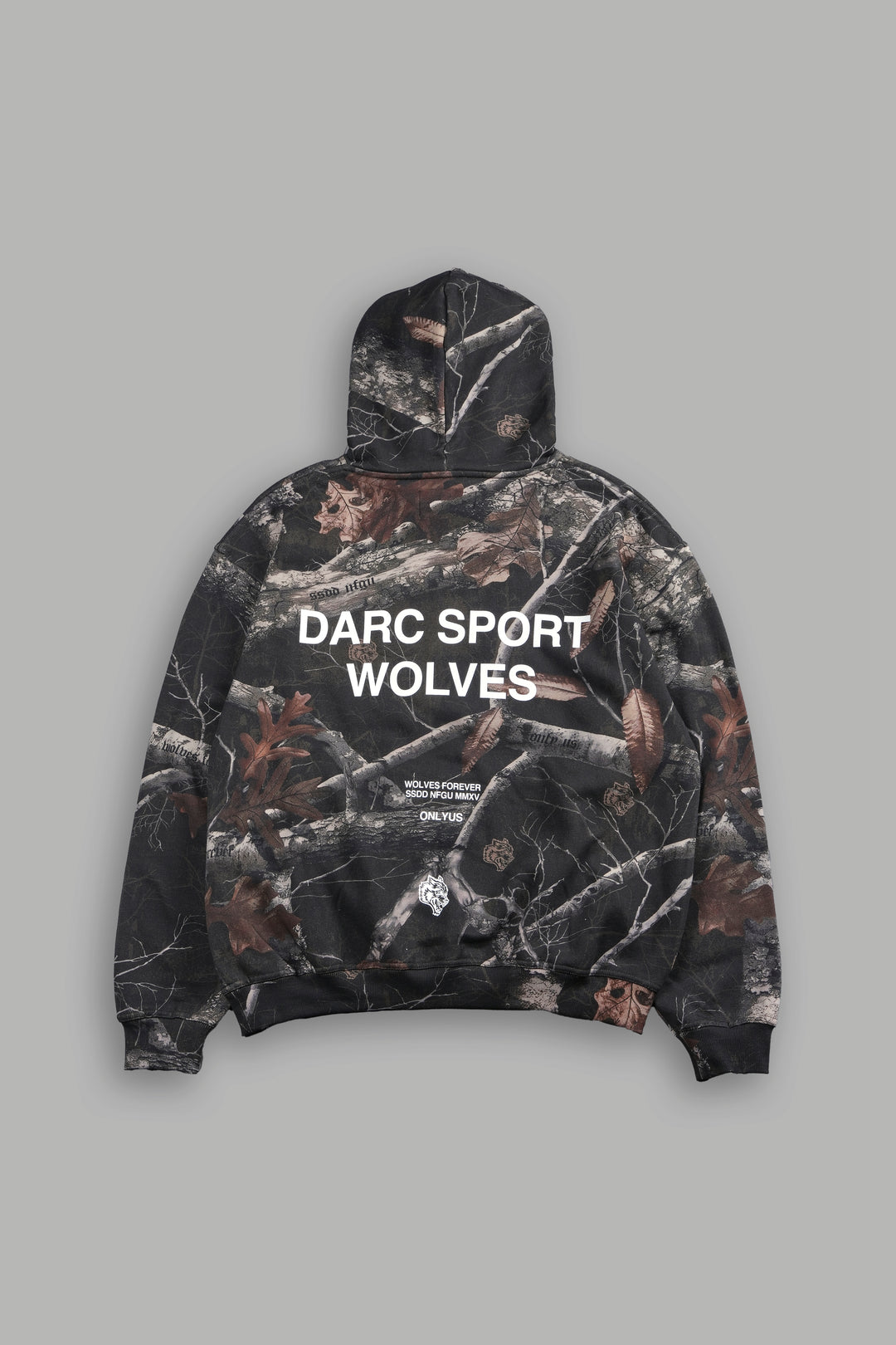 Darc Sport Wolves "Pierce" Hoodie in Darc Brown Woodland Camo