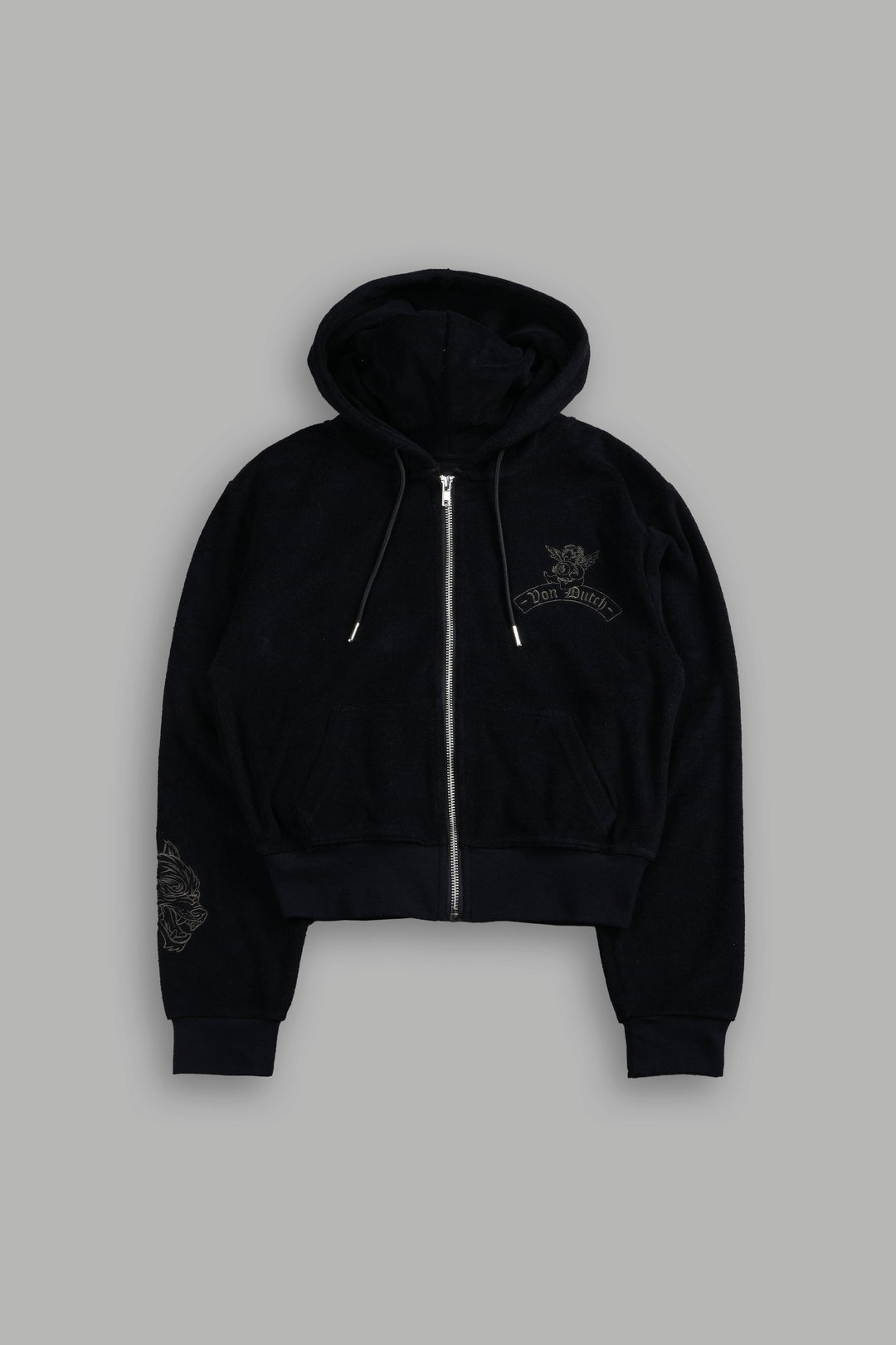 Darc Covenant "Tia" Zip Up Hoodie in Black