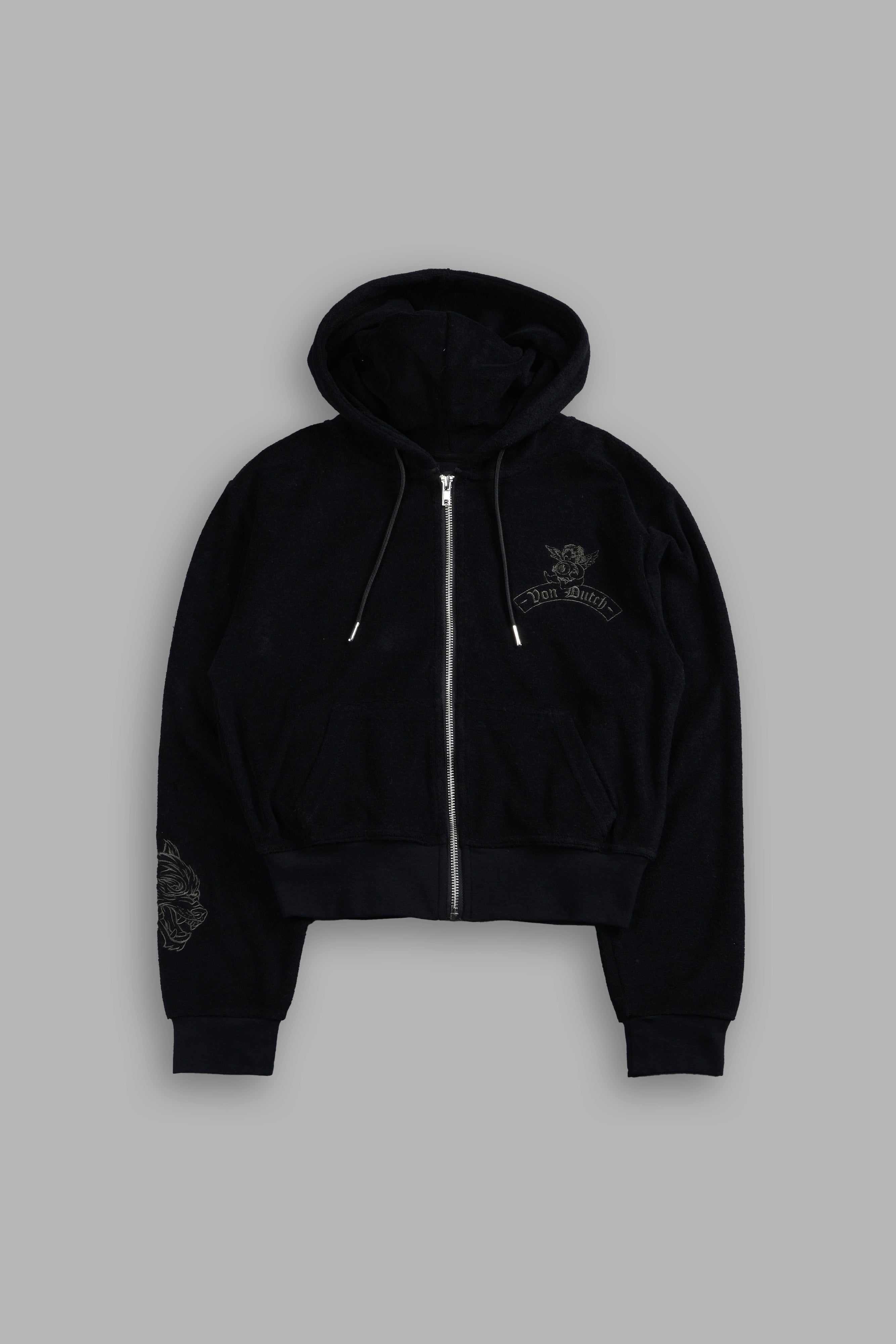 Darc Covenant "Tia" Zip Up Hoodie in Black