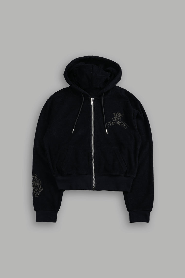 Darc Covenant "Tia" Zip Up Hoodie in Black