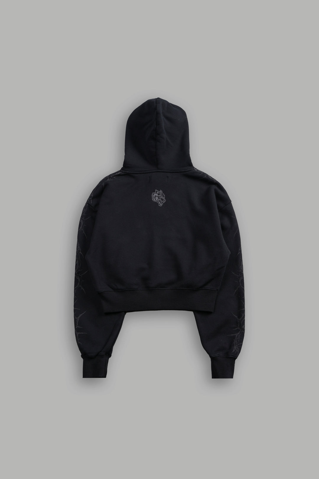 Surrounded by Thorns "Owen" (Cropped) Hoodie in Black