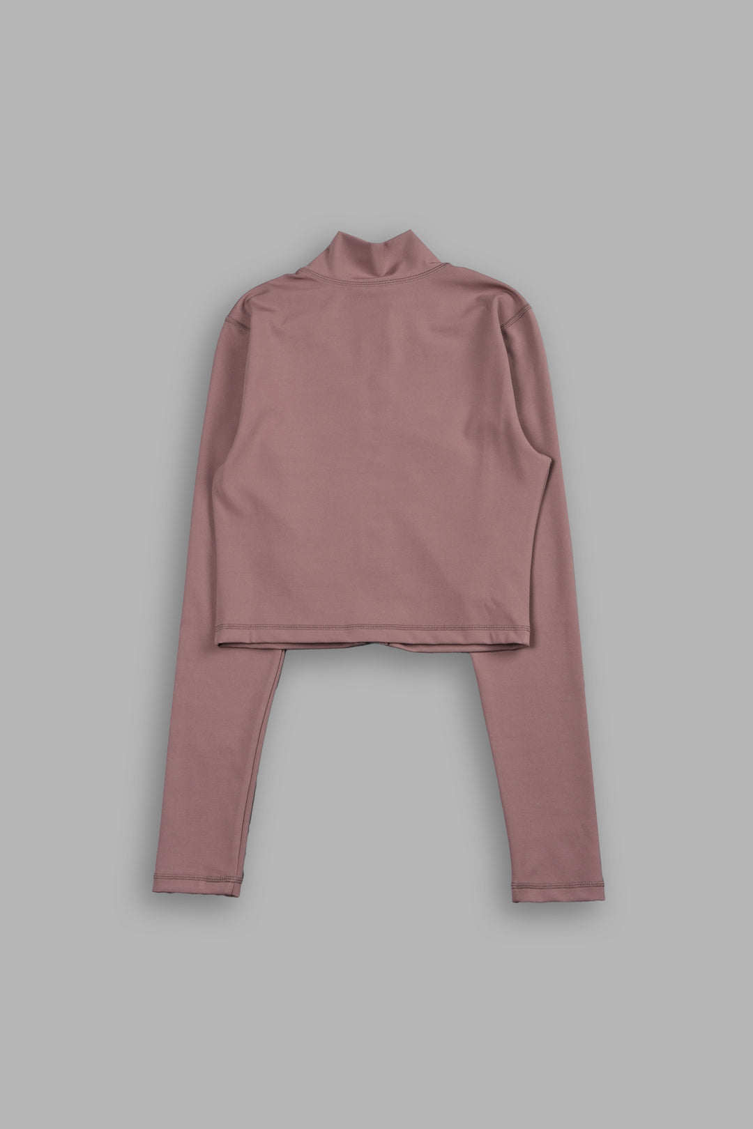 Guidance Tana "Energy" Zip Mockneck in Shadow Mauve