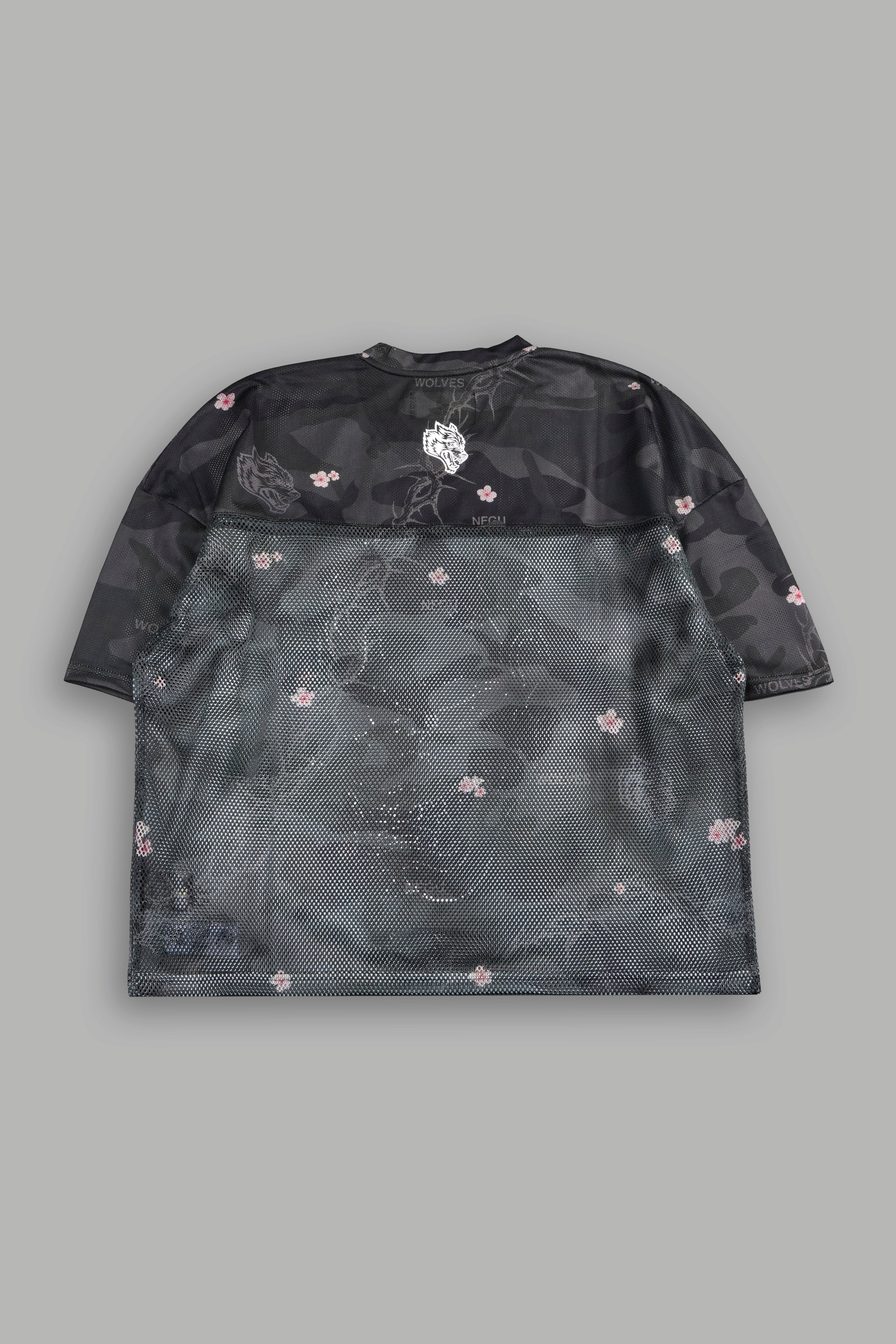 Ghost Oni Emmitt Football Jersey in Warrior In A Garden Black Camo