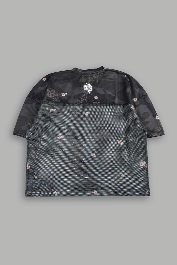 Ghost Oni Emmitt Football Jersey in Warrior In A Garden Black Camo