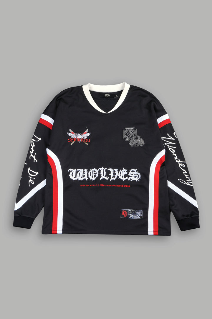 Dont Die Wondering Bailey Motocross Jersey In Black/Red/White
