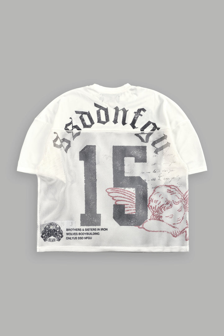 Wolves Pyramid Bobby B Jersey in White