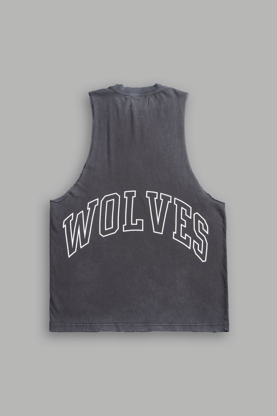 Grim Future "Tommy" Muscle Tee in Wolf Gray