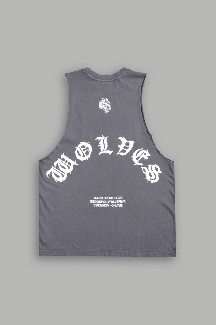 Michael Forever Tommy Muscle Tee In Slate Gray