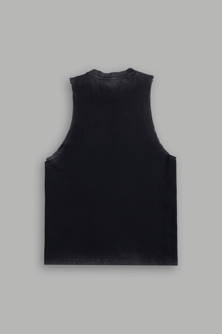 Drip Hesh "Tommy" Muscle Tee in Black