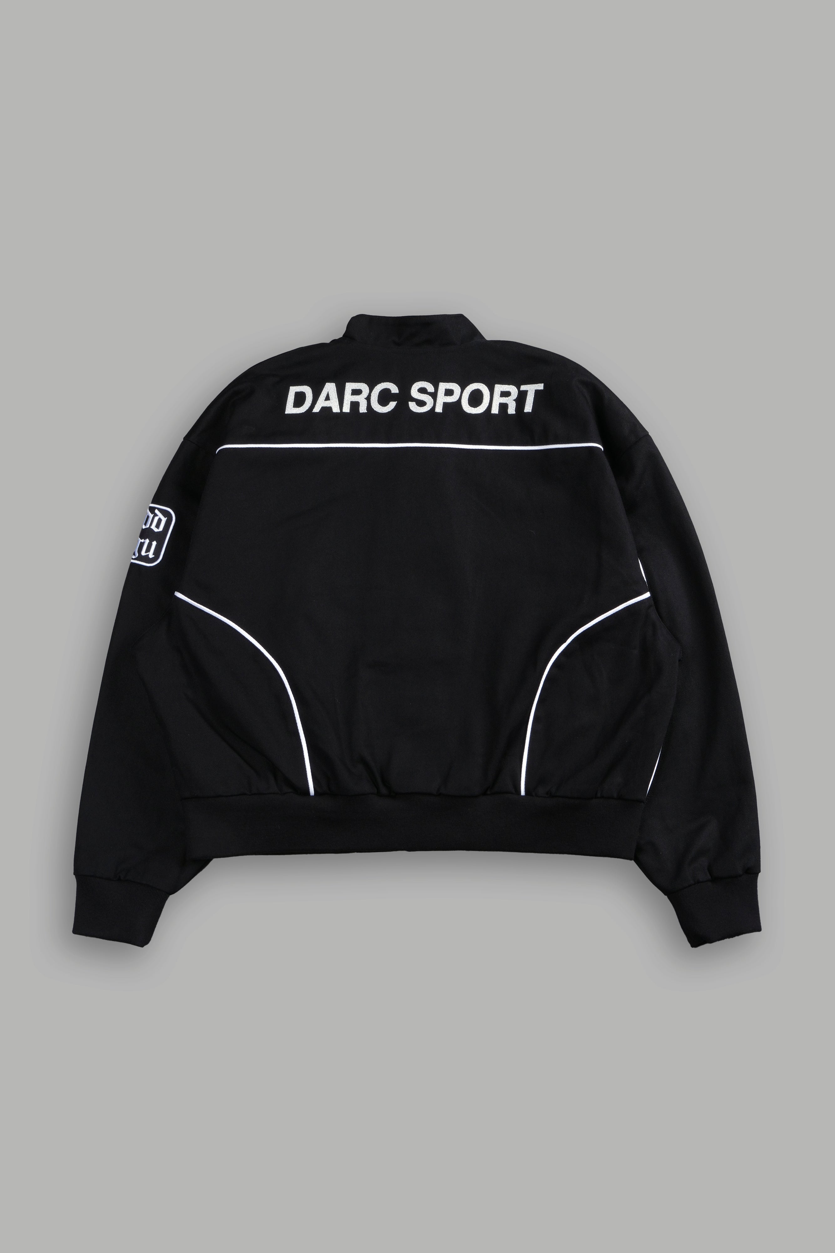IYKYK Grit Road Racing Jacket in Black/White