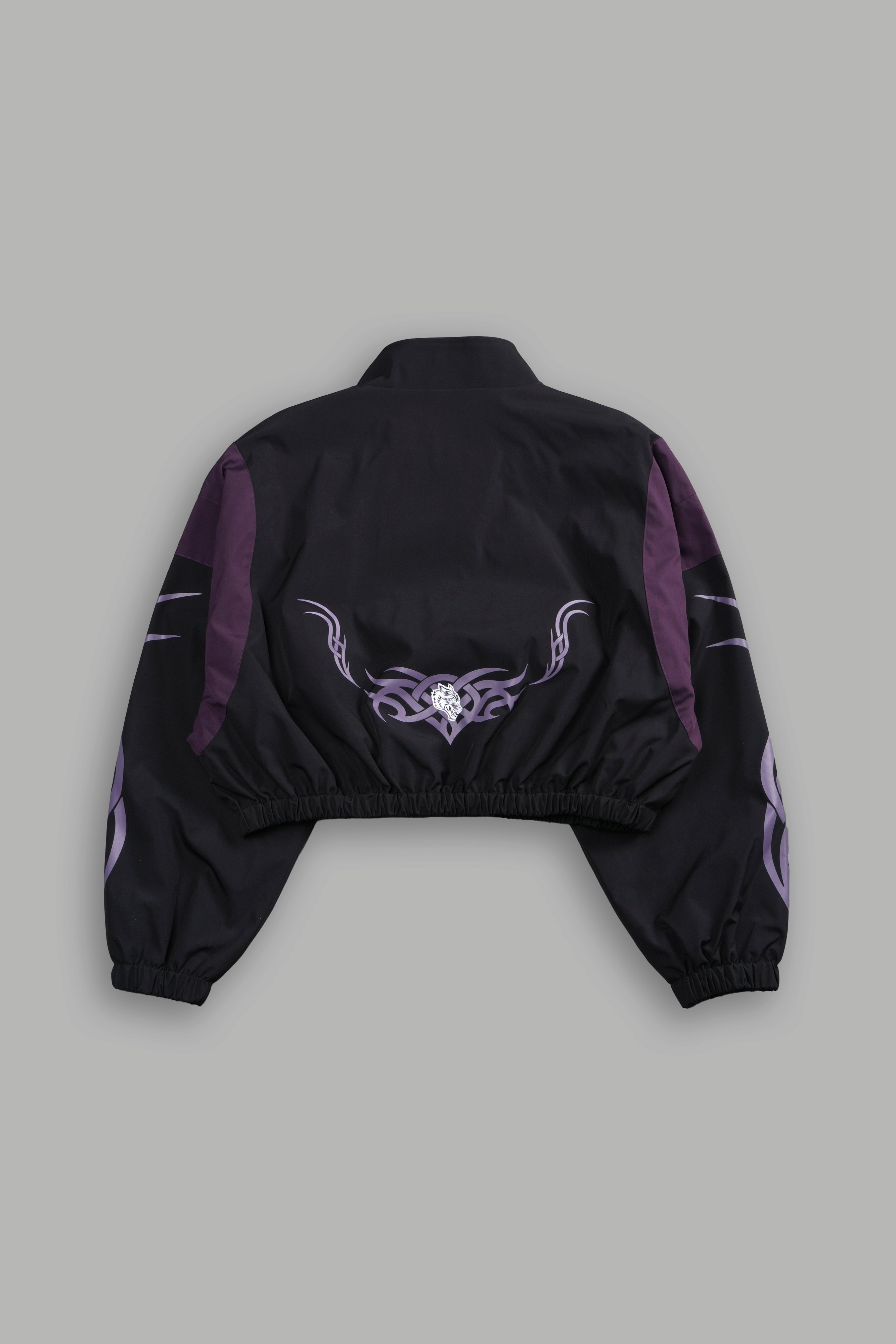 Wolves Finite Code Nadia Track Jacket in Black/Phantom Purple