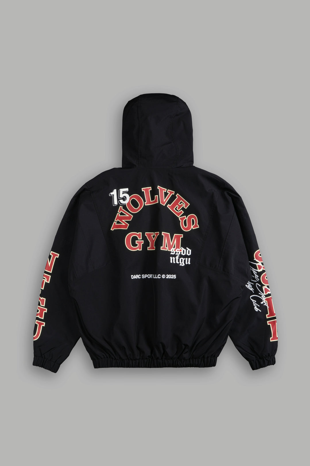 Wolves Gym V2 Brolic Unisex Track Jacket in Black