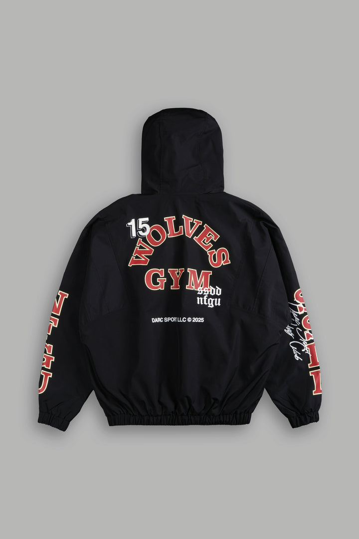 Wolves Gym V2 Brolic Unisex Track Jacket in Black