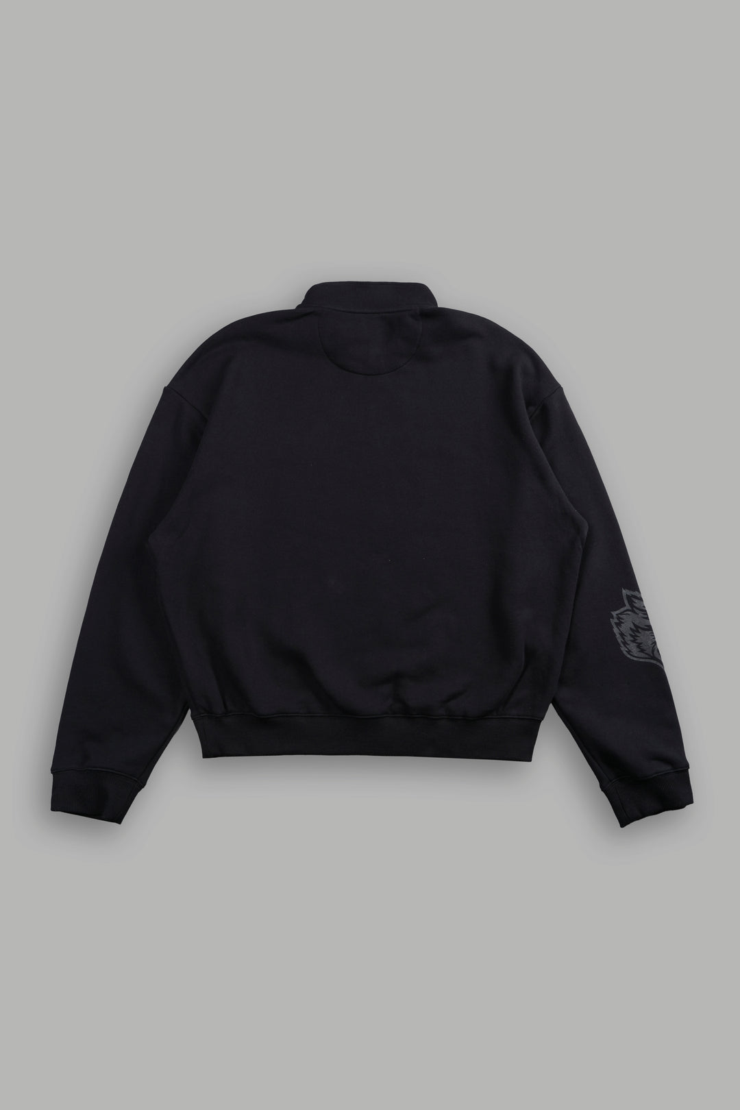 Written On Stone Duke 1/4 Zip Mock Neck in Black
