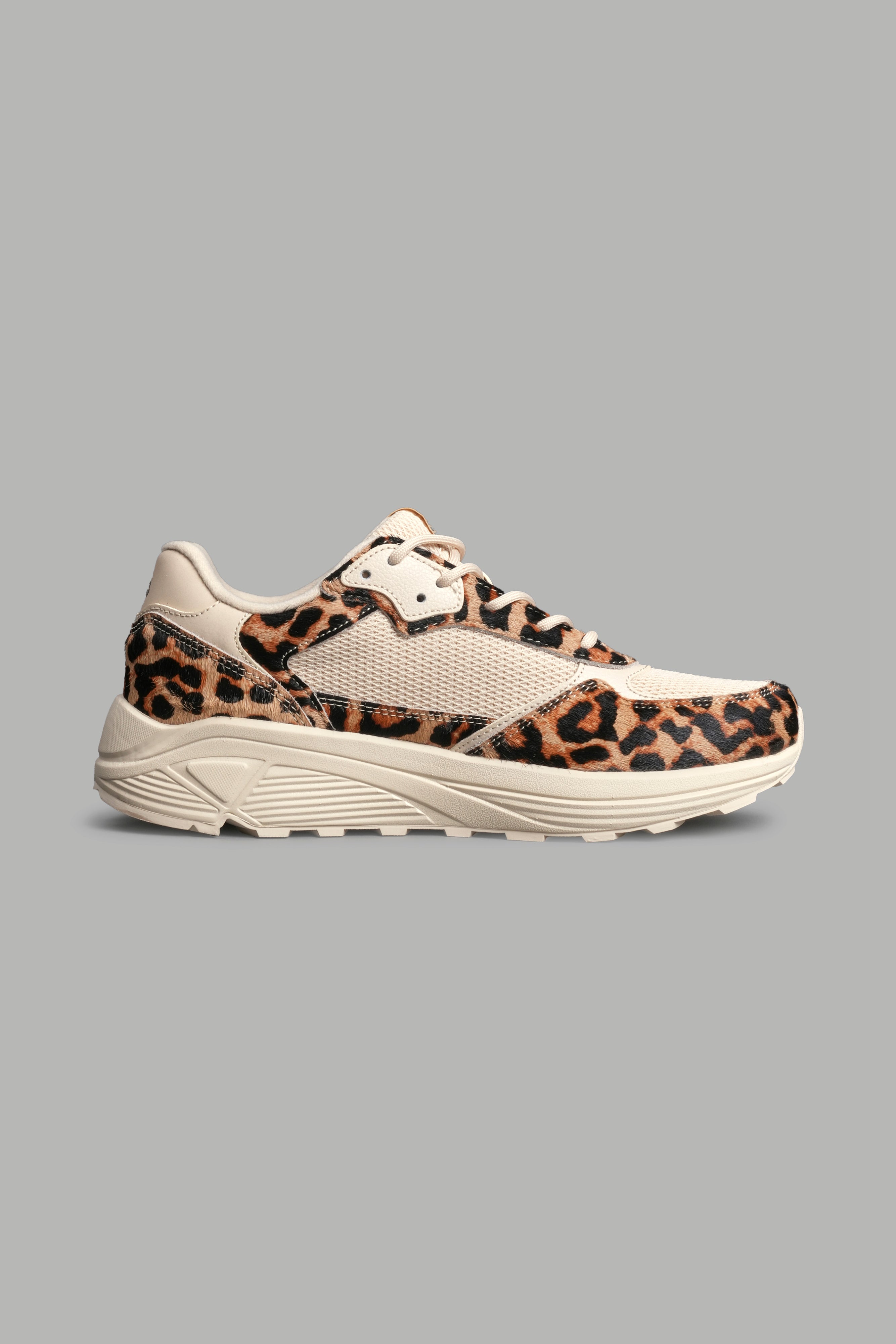 Run-1 Shoes in Clay Leopard/Cream