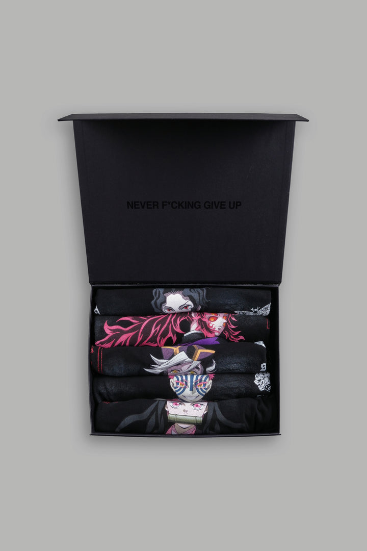 Demon Slayer "Side-By-Side" Tee Box Set in Black